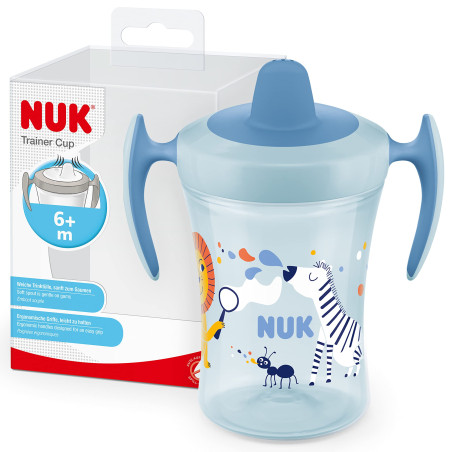 NUK EVOLUTION Trainer Cup, Чаша 230мл., 6+ месеца, синя