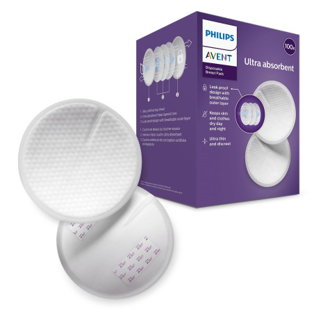 Подплънки за гърди Philips-Avent еднократни 100бр.