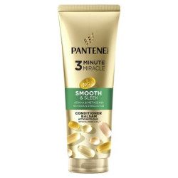 PANTENE Smooth & Sleek, серум, за суха, груба или хвърчаща коса, 220 мл