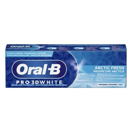 ORAL-B Pro 3D White Arctic Fresh, паста за зъби, 75 мл