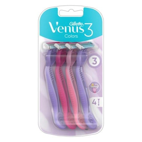 GILLETTE Venus 3, самобръсначка, 4 бр.
