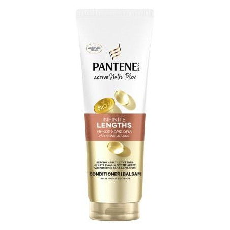 PANTENE Infinite Lengths, балсам, за укрепване на косата, 275 мл