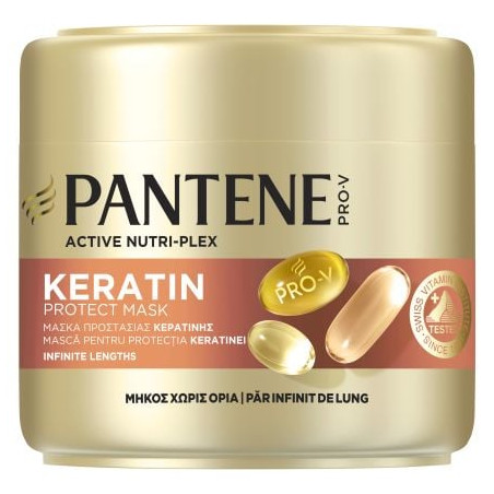 PANTENE Infinite Lengths, маска за коса, за укрепване на косата, 300 мл