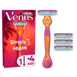 GILLETTE VENUS Simply 3 Miami, самобръсначка, с 4 ножчета