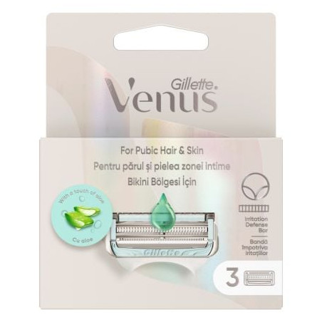 GILLETTE VENUS Aloe, ножчета за самобръсначка, 3 бр.