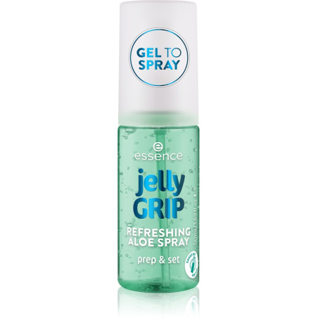 essence ФИКСИРАЩ СПРЕЙ JELLY GRIP REFRESHING ALOE