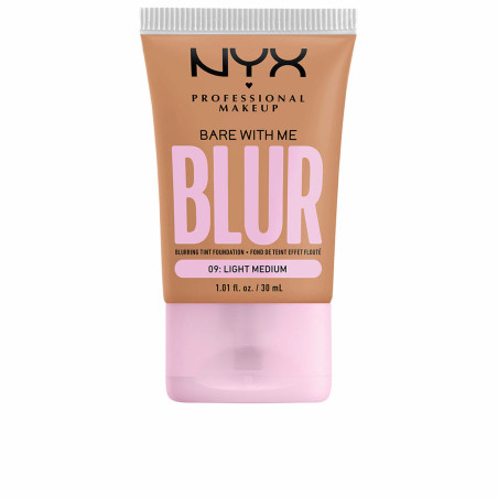 NYX PROFESSIONAL MAKEUPBARE WITH ME BLUR TINT Матиращ фон дьо тен 09 light medium