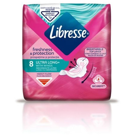 LIBRESSE Ultra Long Дамски превръзки, 8бр.