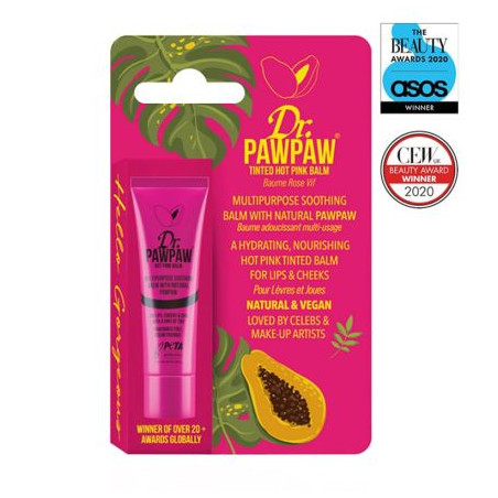 DR. PAWPAW Балсам за устни и скули цвят Hot Pink, 10 мл