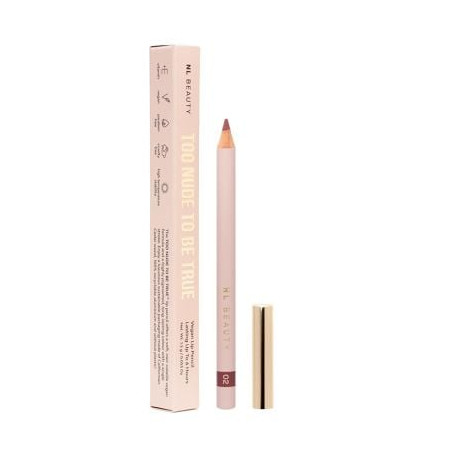 TOO NUDE TO BE TRUE NL BEAUTY™ 02 WILD, Дълготраен Молив за Устни, Обогатен с Витамин Е