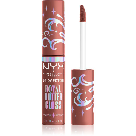 NYX PROFESSIONAL MAKEUP BRIDGERTON ROYAL BUTTER GLOSS PRALINE Гланц за устни 02