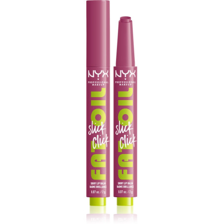 NYX PROFESSIONAL MAKEUP FAT OIL SLICK CLICK Балсам за устни 07 dm me