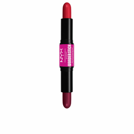 NYX PROFESSIONAL MAKE UP WONDER STICK Руж стик двоен Bright amber N Fuschia, 4 г