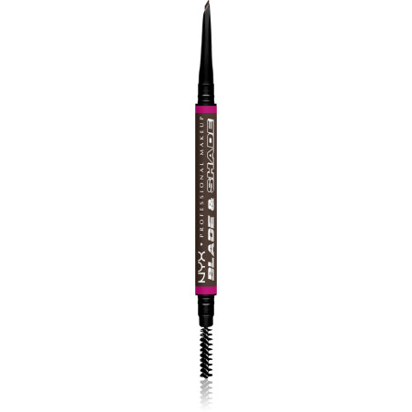NYX PROFESSIONAL MAKE UP Blade & Shade Молив за вежди, 07 Ash Brown