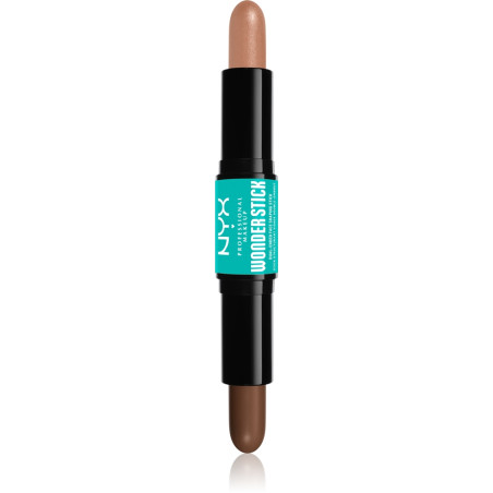 NYX PROFESSIONAL MAKE UP WONDER STICK Стик за контуриране двоен Medium, 4 г