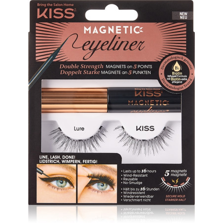 KISS MAGNETIC EYELINER KIT KMEK01C