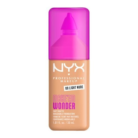 NYX PROFESSIONAL MAKEUP MAKE 'EM WONDER LIGHT NUDE Фон дьо тен 09