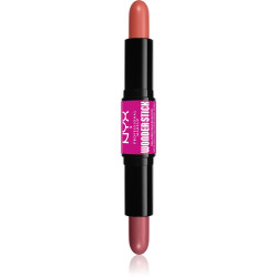 NYX PROFESSIONAL MAKE UP WONDER STICK Руж стик двоен Honey orange N Rose, 4 г