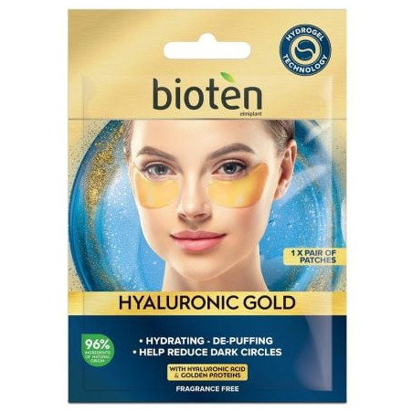 BIOTEN HYALURONIC GOLD Пачове за очи 5,5гр
