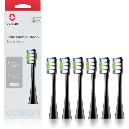 OCLEAN PROFESSIONAL CLEAN-6PACK P1C5 B06, 6бр., черни