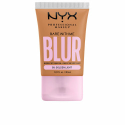 NYX PROFESSIONAL MAKEUPBARE WITH ME BLUR TINT Матиращ фон дьо тен 08 golden light