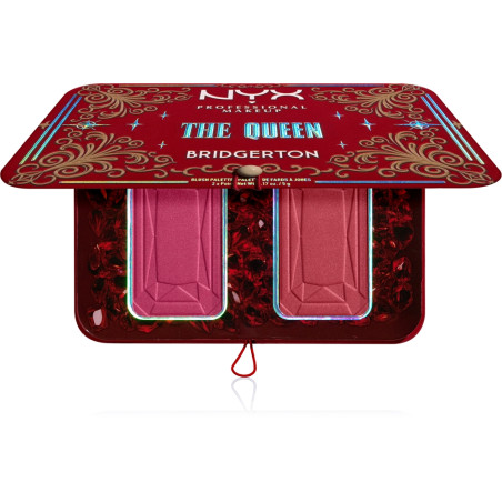 NYX PROFESSIONAL MAKEUP BRIDGERTON THE QUEEN Палитра ружове 03