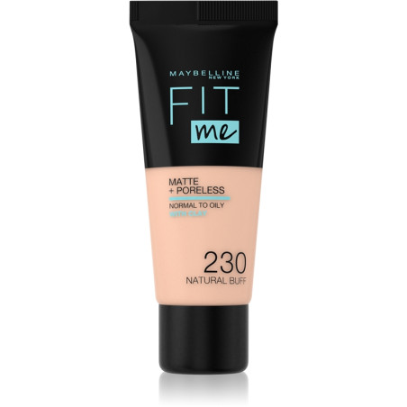 MAYBELLINE NEW YORK FIT ME MATTE Фон дьо тен 230 NATURAL BUFF, 30 мл.