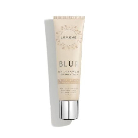 LUMENE VEGAN BLUR SOFT HONEY Фон дьо тен дълготраен 16h SPF15 за нормална кожа 2