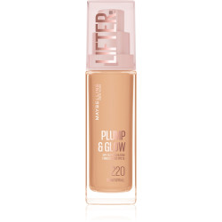 MAYBELLINE NEW YORK LIFTER PLUMP & GLOW Течен фон дьо тен 220
