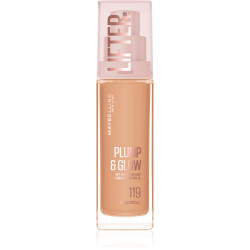 MAYBELLINE NEW YORK LIFTER PLUMP & GLOW Течен фон дьо тен 119