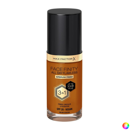 ФОН ДЬО ТЕН MAX FACTOR FACEFINITY ALL DAY FLAWLESS 3 IN 1 № 80 BRONZE