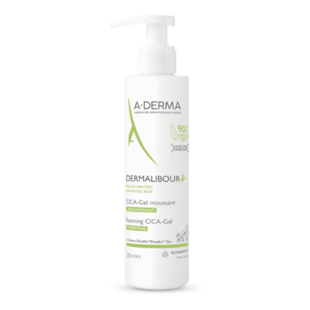 A-derma dermalibour+ cica пенещ се гел 200ml