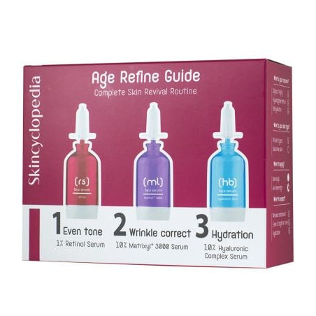 SKINCYCLOPEDIA AGE REFINE GUIDE Комплект от 3 серума за зряла кожа, 3х15мл