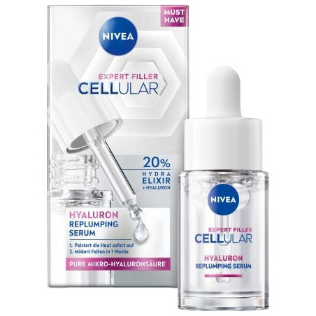 NIVEA Cellular Expert Filler Hyaluron Серум за лице, 15мл.