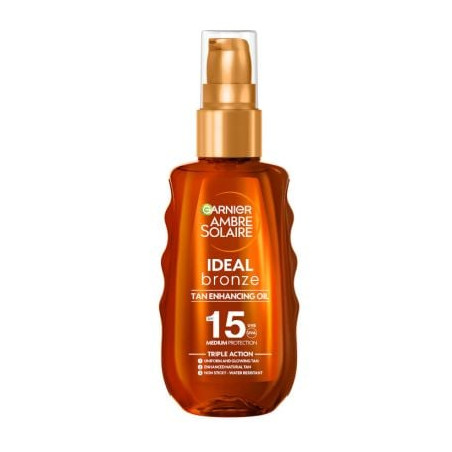GARNIER AMBRE SOLAIRE Слънцезащитно олио SPF 15, 150 мл