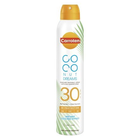 CARROTEN COCONUT DREAMS Слънцезащитен спрей SPF30, 200 мл