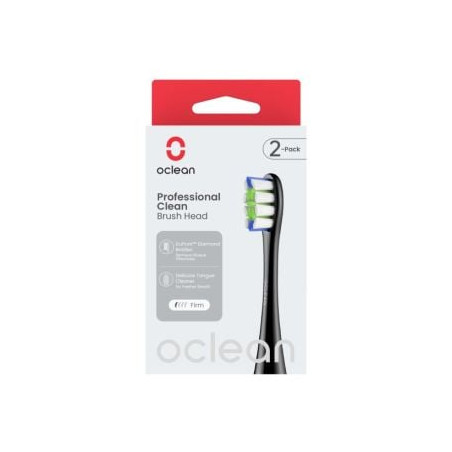 OCLEAN PROFESSIONAL CLEAN- 2PACK P1C5 B02 Накрайници, 2бр., черни