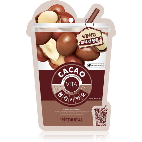 MEDIHEAL CACAO VITA Маска за лице, 25 мл.