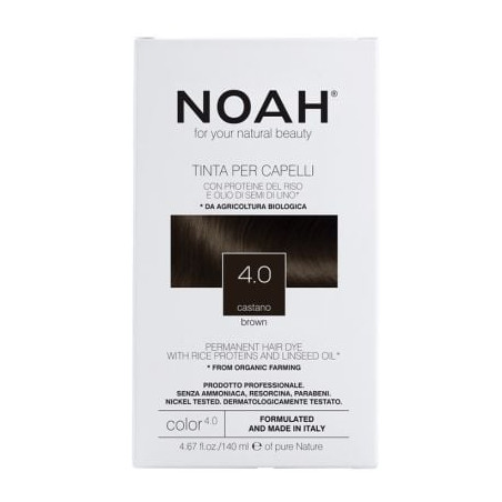 NOAH Безамонячна трайна боя за коса 4.0 Brown , 140мл