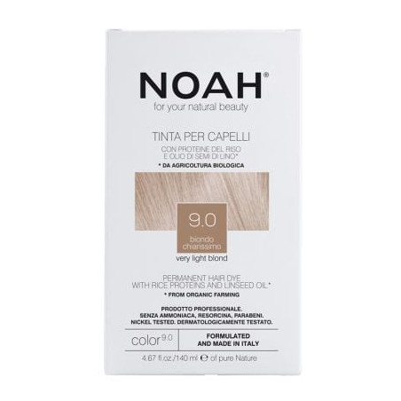 NOAH Безамонячна трайна боя за коса 9.0 Very light blond, 140 мл