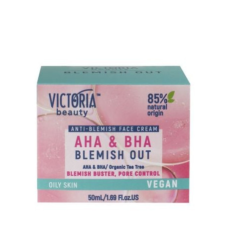 VICTORIA BEAUTY BLEMISH OUT AHA BHA Крем за Лице 50 мл