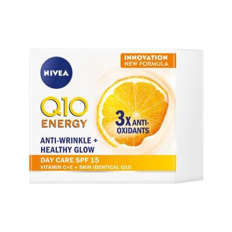 NIVEA Q10 Energy Дневен крем против бръчки, 50 мл