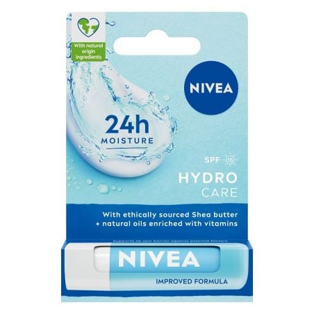 NIVEA HYDRO CARE Балсам за устни 4.8, гр.
