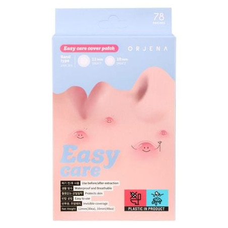 ORJENA EASY CARE COVER Пачове за акне, 78 бр.