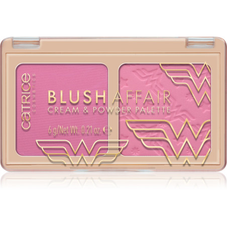 CATRICE WONDER WOMAN BLUSH AFFAIR CREAM & POWDER PALETTE Руж 010