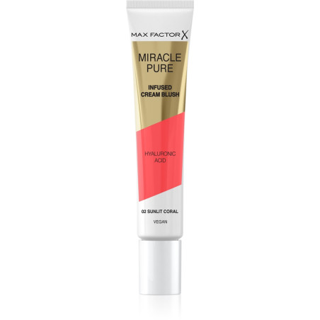 MAX FACTOR MIRACLE PURE Руж течен 02 Sunlight Coral