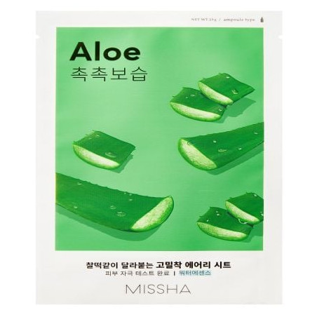 MISSHA AIRY FIT Лист маска за лице с алое, 19 г.