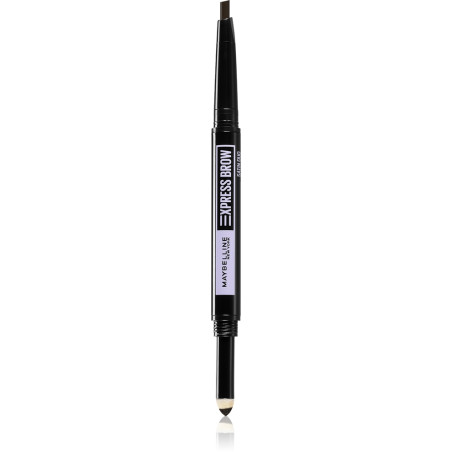 MAYBELLINE NEW YORK EXPRESS BROW SATIN DUO Молив за вежди 04 Dark brown, 9 г