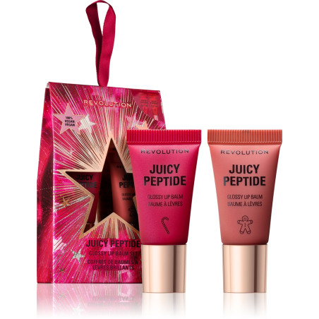 REVOLUTION JUICY PEPTIDE Подаръчен комплект 2 части балсам за устни
