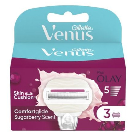 GILLETTE VENUS SUGARBERRY Резервни ножчета за система за бръснене, 3 бр.